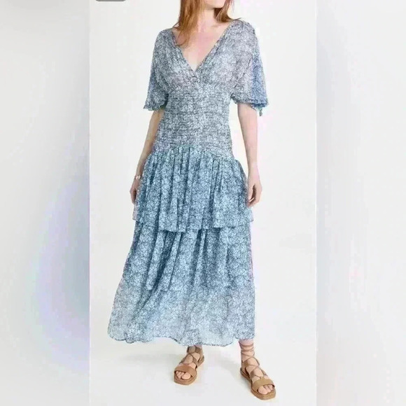 by TiMo Chiffon Smocking Dress - Picture 2 of 12